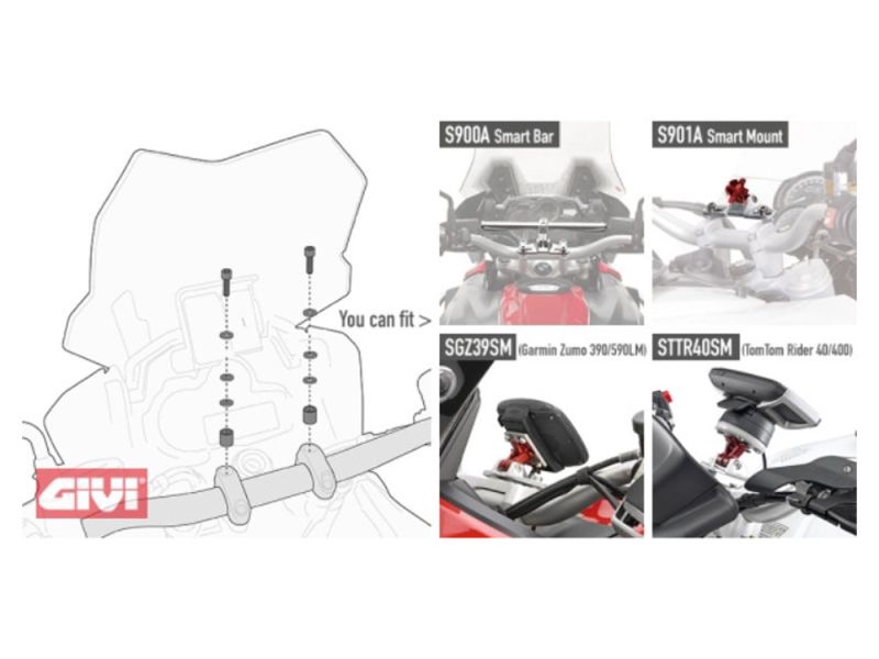 GIVI Kit adaptador Smart Bar para montagem