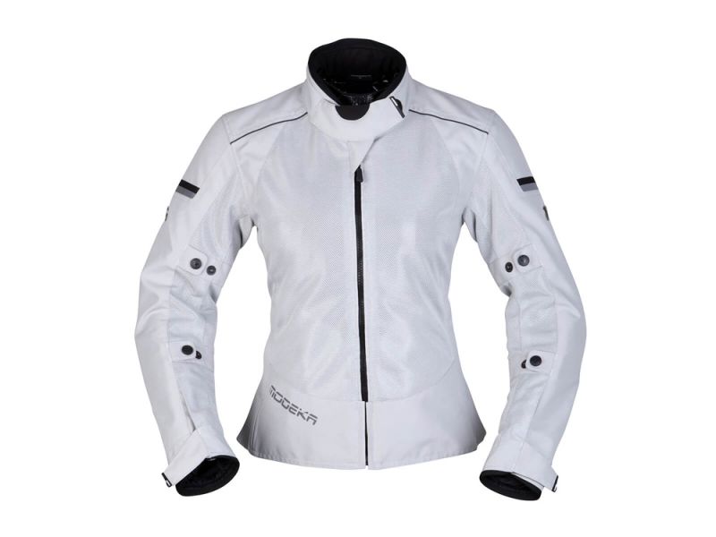 Modeka Veo Air casaco de motocicleta ladies (cinza claro)