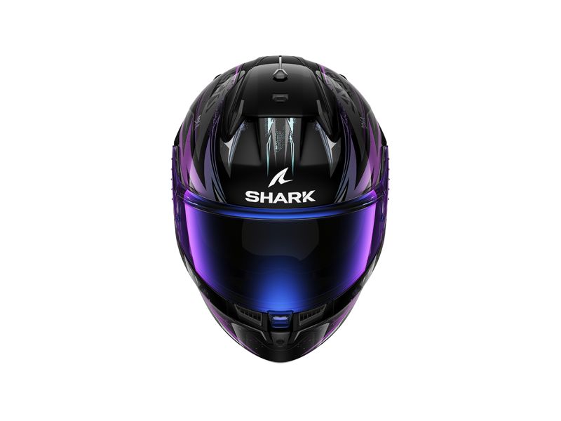 Shark D-SKWAL 3 Blast-R Integralhelm (schwarz/grün/lila)
