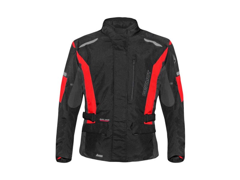 Germot Aron motociclista (preto / vermelho)