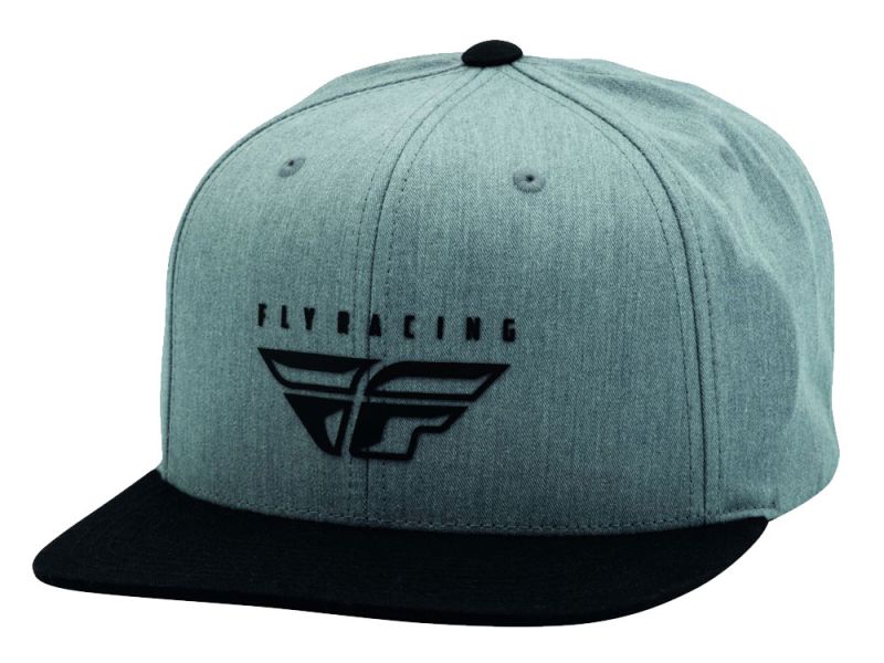 FLY Racing Hill climb Baseballcap (grau / schwarz)