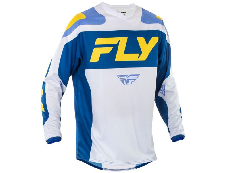 FLY Racing F-16 Cross Jersey (weiß / blau / gelb)