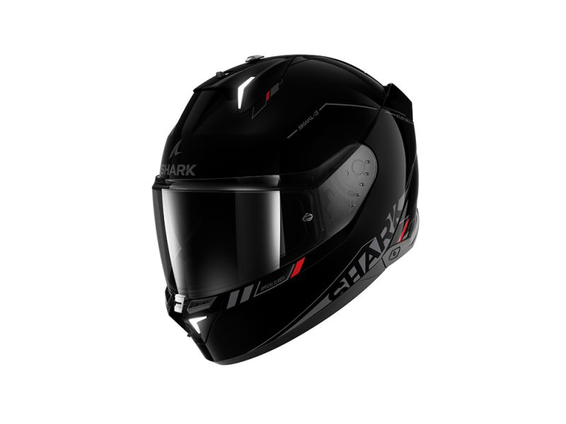 Shark SKWAL i3 Blank SP Integralhelm (schwarz/anthrazit/rot)