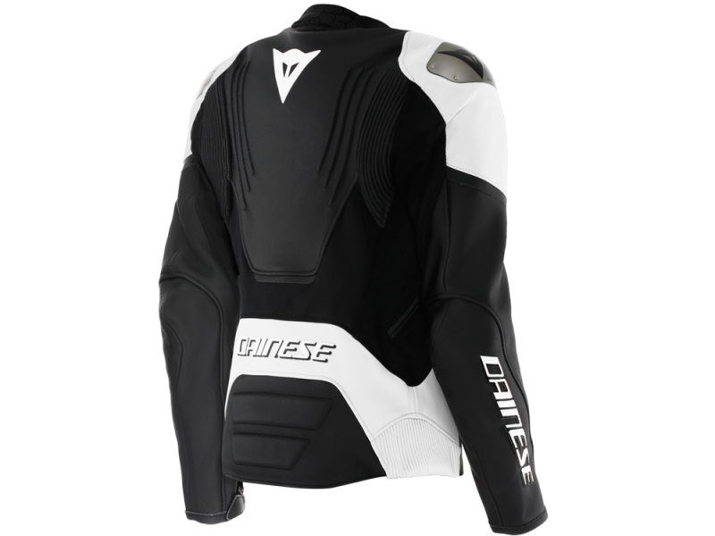 Dainese Racing 5 Motorradjacke Damen (Schwarz/Weiß)