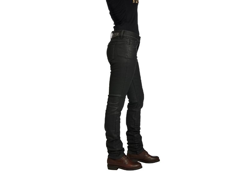 rokker rokkerTech Black Motorcycle Jeans Senhoras