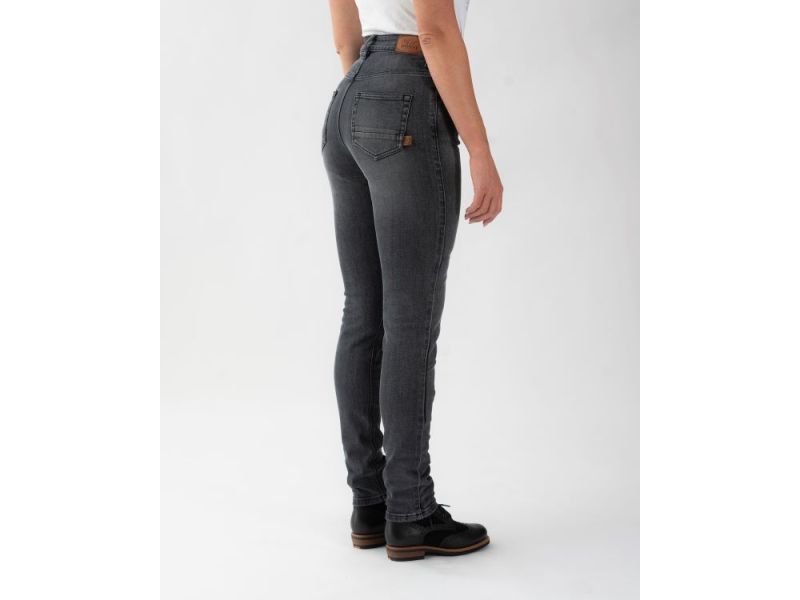 rokker rokkerTech High Waist Slim Ladies (cinzento escuro)