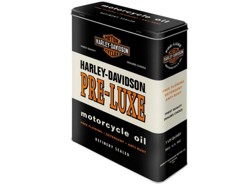 Nostalgic-Arts Caixa de armazenamento Harley Davidson PRE-LUXE (8x19x26cm)