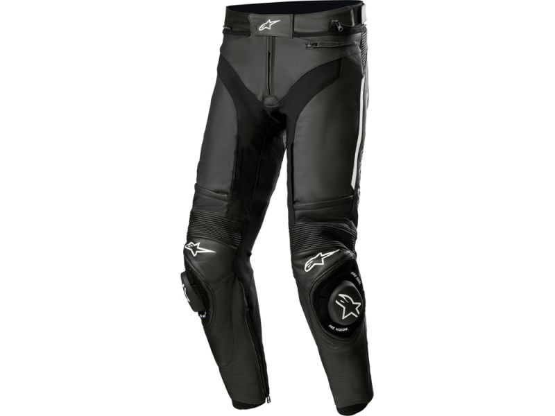 Alpinestars Missile V3 Calças de Couro para Homem (preto/branco)