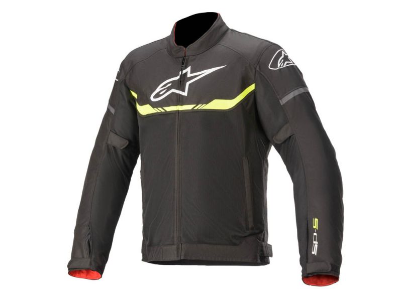 Alpinestars T-SPS Air casaco de motocicleta (preto / amarelo)