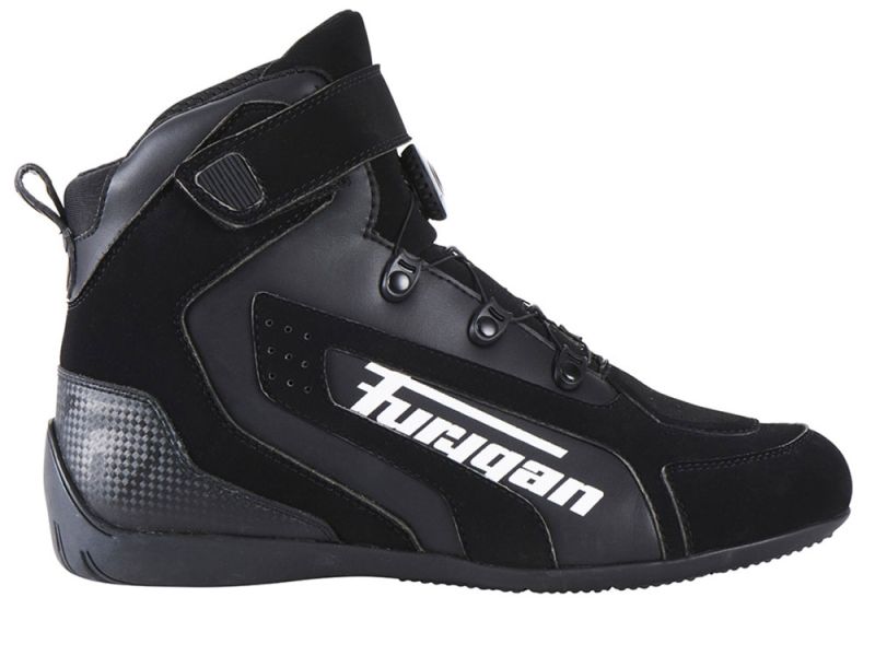 Furygan V4 Easy D3O Motorradschuhe (schwarz / weiß)