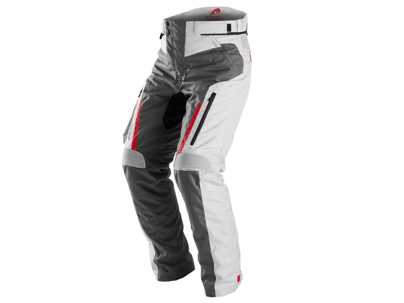 Furygan Killington Motorradhose (grau / perlgrau / rot)