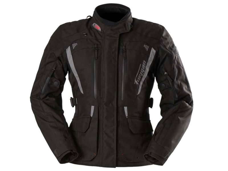 Furygan Apalaches Evo Motorradjacke Damen (schwarz / grau)