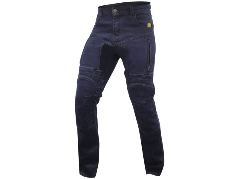 Jeans Trilobite Parado Slim com Conjunto de Protetores para Homens (azul escuro)