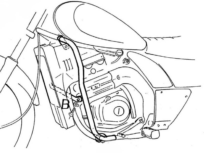 Hepco & Becker Crash bar Kawasaki EL 250 (1992-1994) EL 252 (1996-2003)