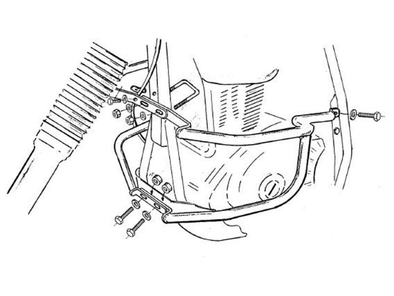 Hepco & Becker Crash bar Suzuki DR 650 R Dakar (1989-1991)