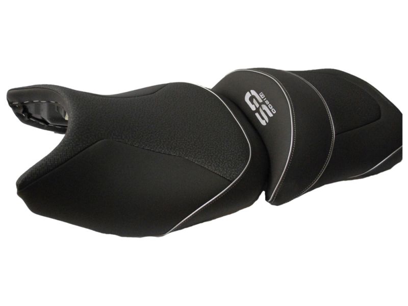 B Ware Bagster Ready Luxe BMW R125 0 GS Banco do Condutor com Gel (preto/prata)
