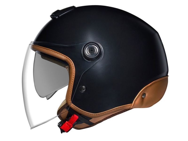 Nexx Y.10 Sunny Motorrad Jethelm mit Visier (schwarz / camel)