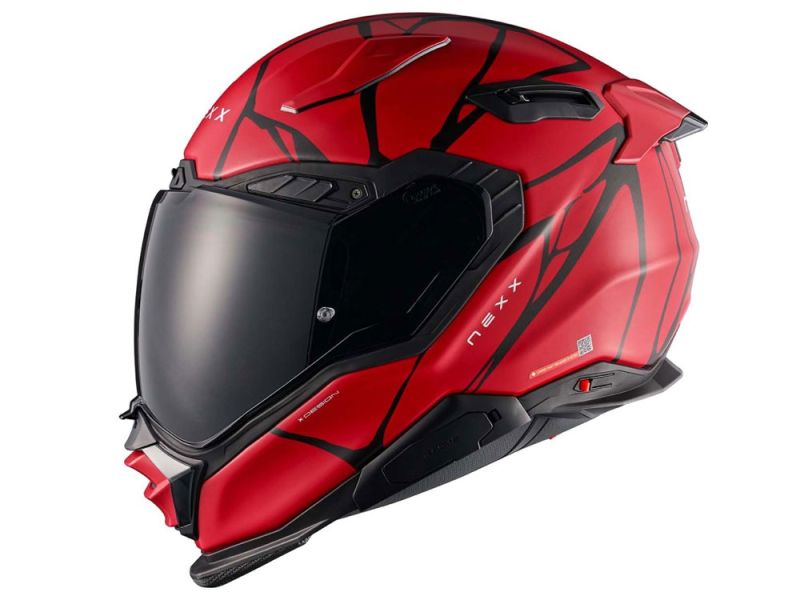 Nexx X.WST3 B-Side Motorrad Integralhelm (rot)