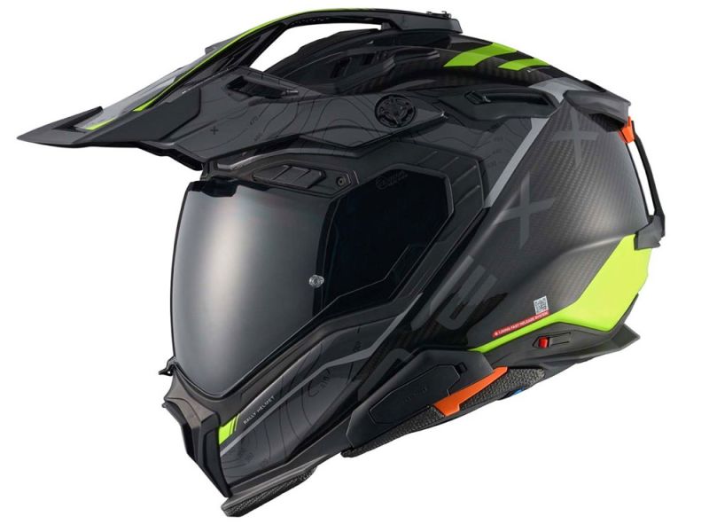 Nexx X.WED3 Furka Crosshelm (grau / neon)