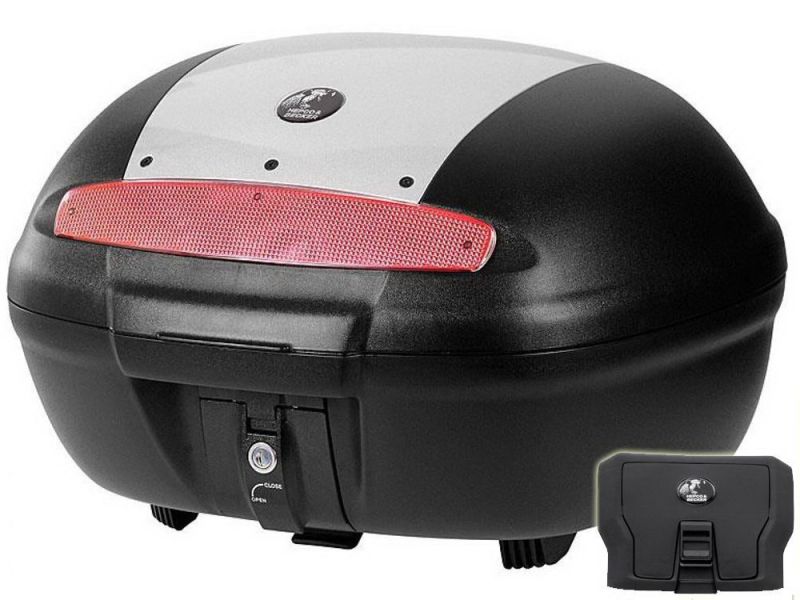 Hepco & Becker Journey TC 50 incl. placa adaptadora Topcase (prata)