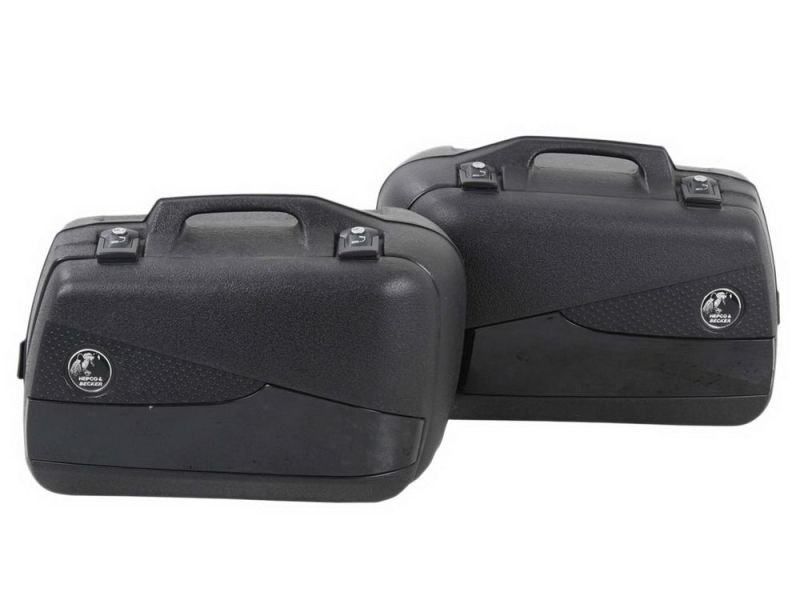 Hepco & Becker Conjunto de Estojo Lateral de Motos Junior Flash 30 (preto)