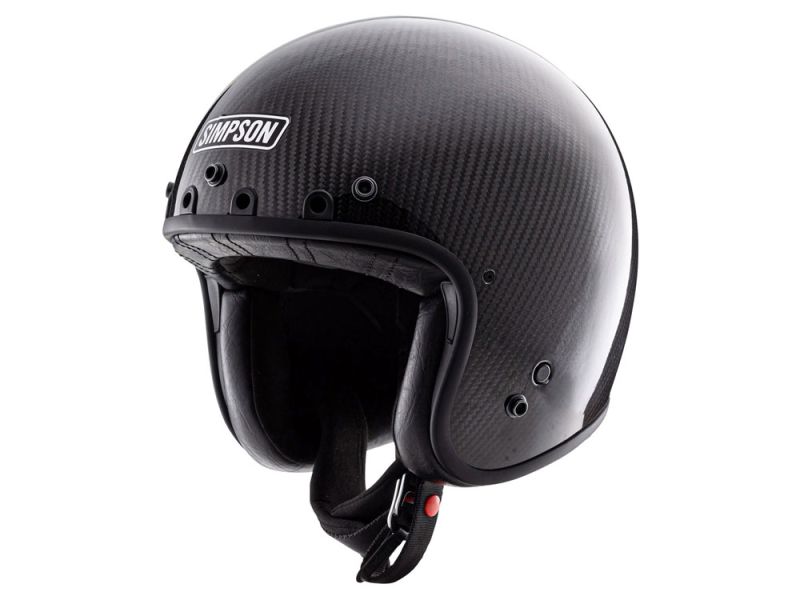 Simpson Chopper Motorrad Jethelm ohne Visier (carbon)