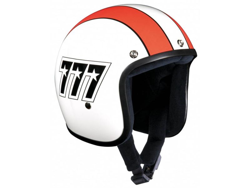 Bandit 777 capacete de jacto (sem ECE | branco / laranja / preto)