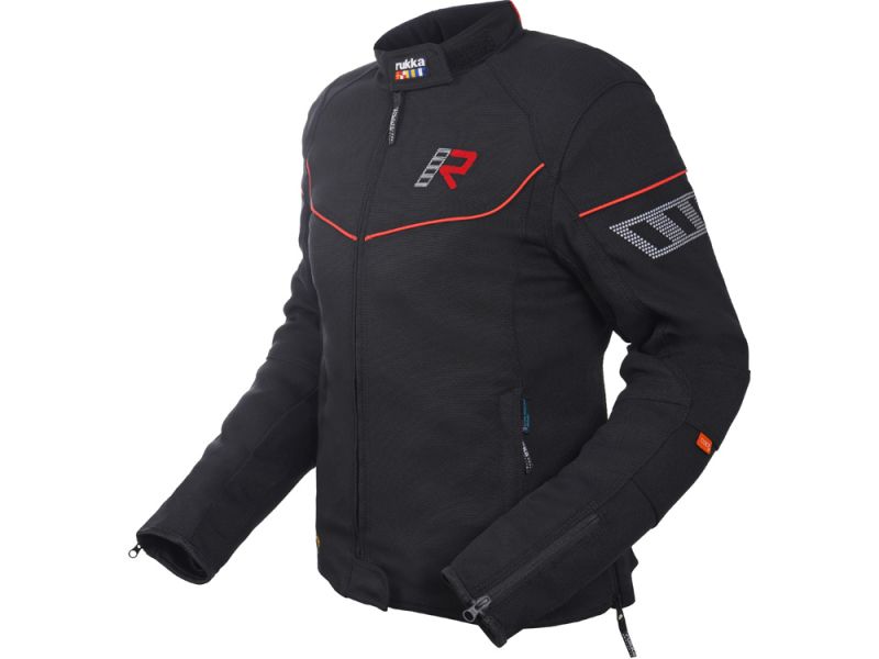 Rukka Airgobina 2.0 Motorradjacke Damen (Schwarz/Rot)