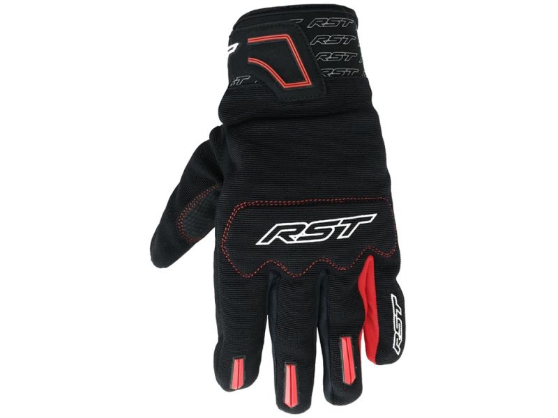 RST Rider Motorradhandschuhe (Schwarz/Rot)