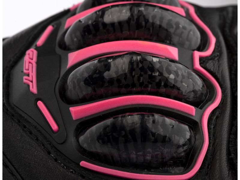 RST S-1 Motorradhandschuhe Damen (Schwarz/Pink)