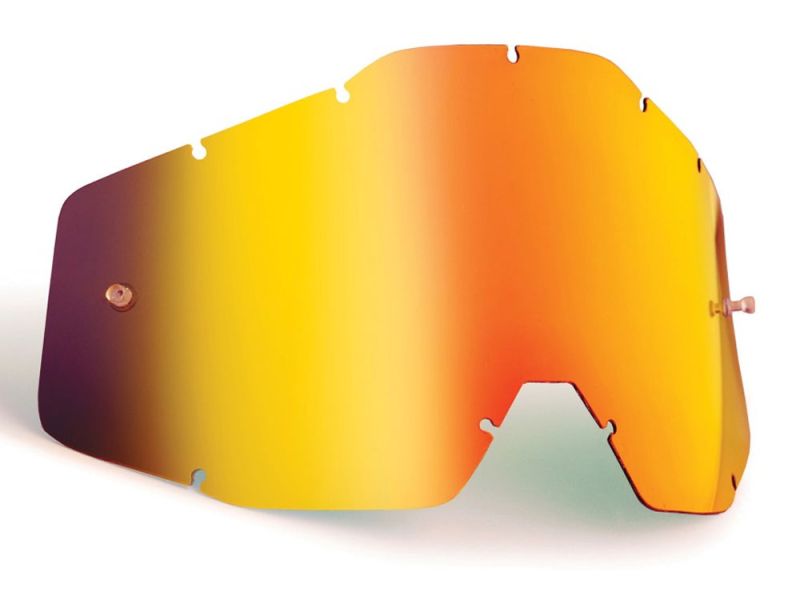 FMF Ersatzglas für Powerbomb (rot | verspiegelt)