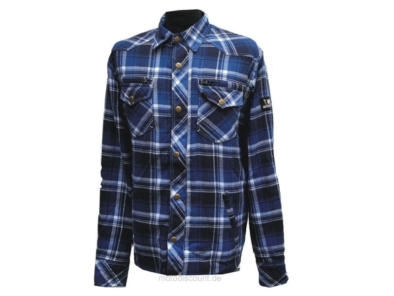 Bores Camisa Jack de Madeira Lady Kevlar (azul)