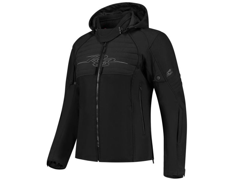 Rusty Stitches Naomi Motorradjacke Damen (schwarz)