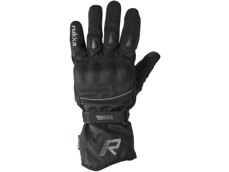 Luvas Rukka Virium 2.0 GTX para Homens (preto/cinza)