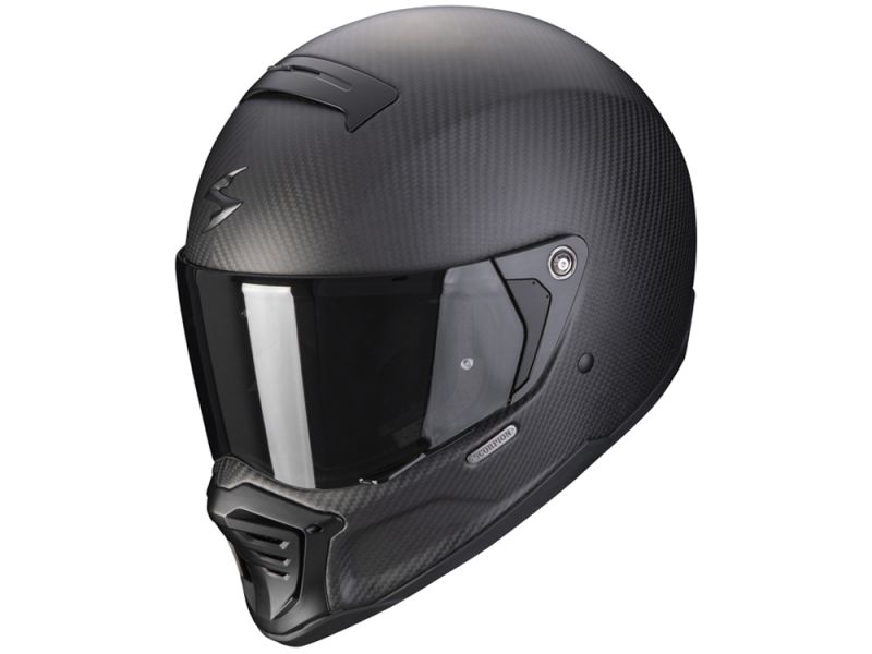 Escorpião Exo-HX1 Carbono SE Capacete sólido de face inteira (preto mate / carbono)
