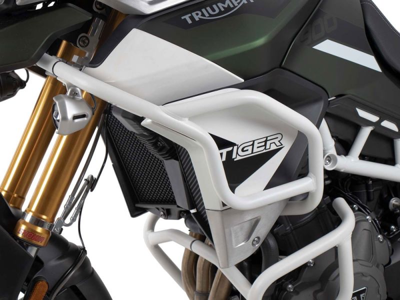 Hepco & Becker Tank Guard Triumph Tiger 900 Rally / GT / PRO (2020- | branco)