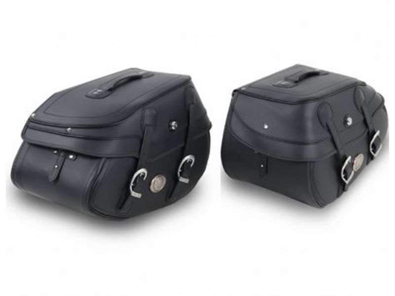 Hepco & Becker Conjunto de Sela de Búfalo Big Motorcycle Saddlebag