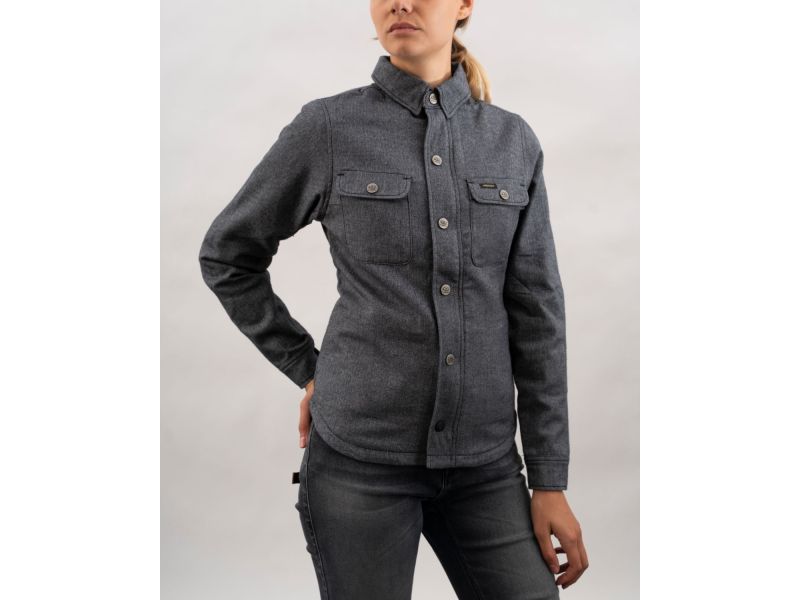 rokker Boston Rider Shirt Ladies (cinzento)