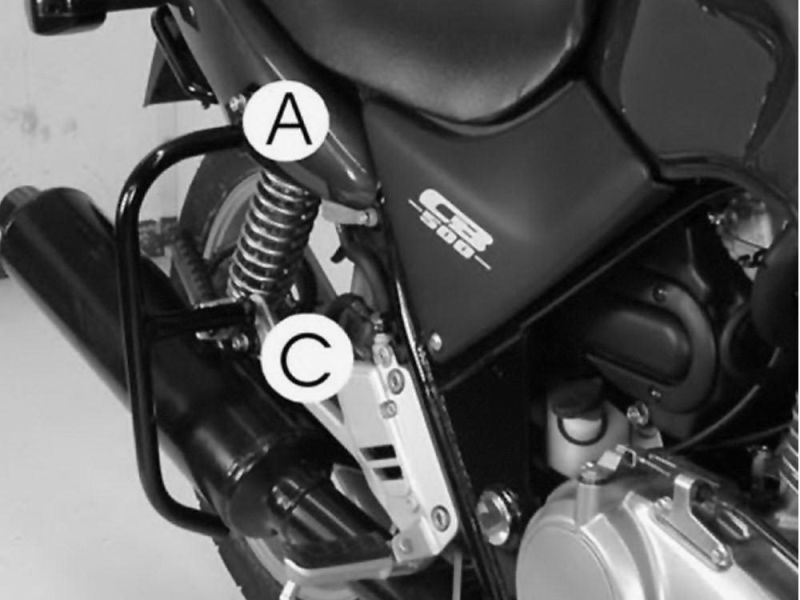 Hepco & Becker Guarda Traseira Honda CB 500 / S