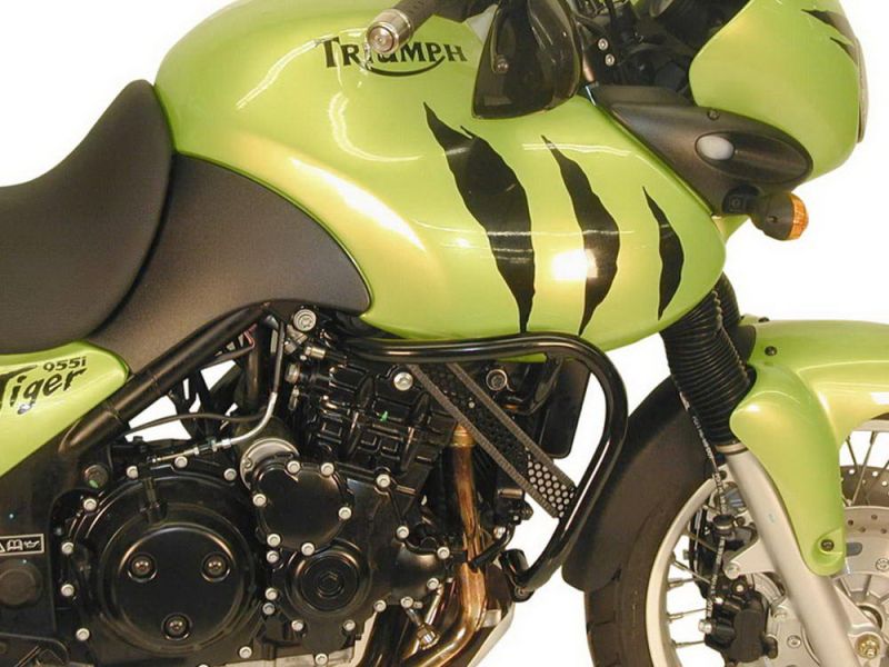 Hepco & Becker Barra de choque Triumph Tiger 955i (2002-2006 preto)