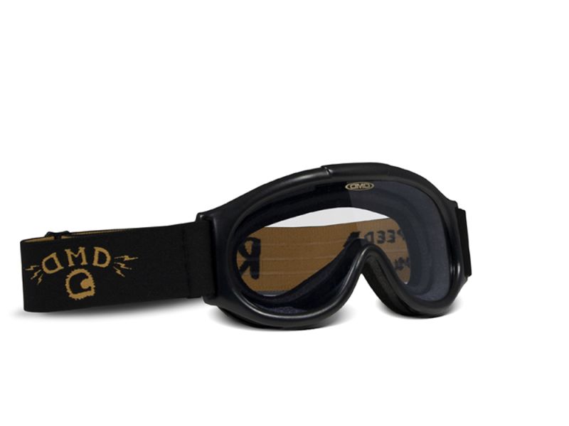 DMD Óculos de motocicleta fantasma (preto / transparente)