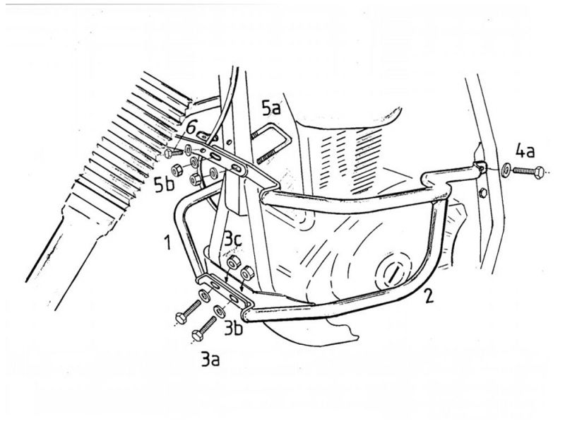 Hepco & Becker Crash bar Suzuki DR 650 R (1992-1994 preto)