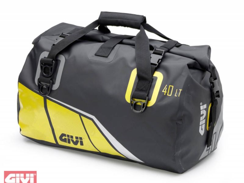 GIVI Rolo de Bagagem Easy Bag WaterpROOF com Correia de Transporte (40 litros | preto / vermelho)