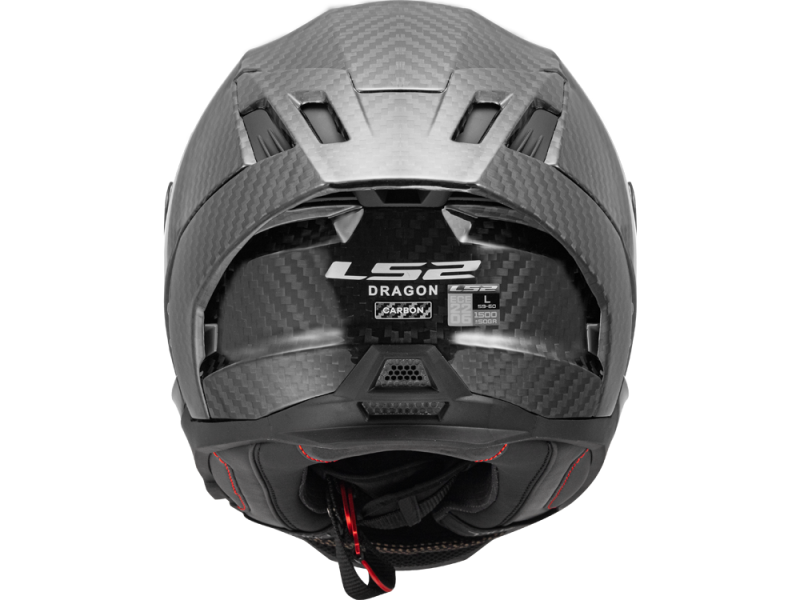 LS2 FF807 Dragon Motorradhelm (Schwarzmatt/Carbon)