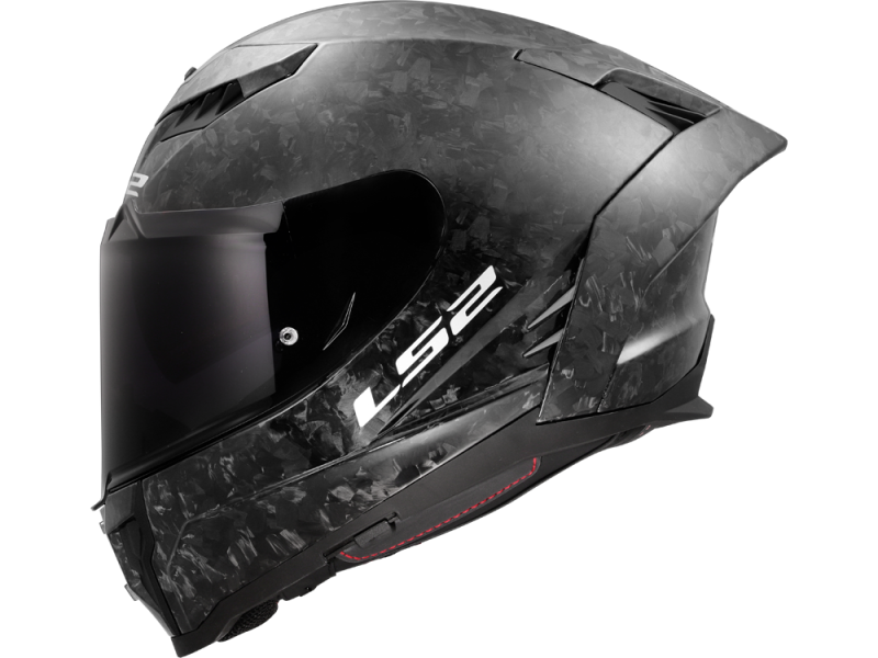 LS2 FF807 Dragon Forged Carbon Motorradhelm (Schwarz/Carbon)