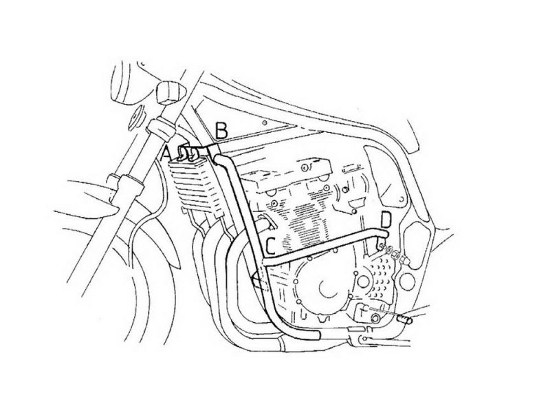 Hepco & Becker Bar Suzuki GSF 600 / S Bandit (cromo 1996-1999)