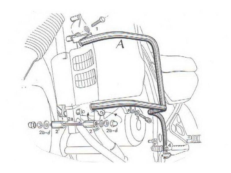 Hepco & Becker Crash bar Honda XL 600 V Transalp (1987-2000)