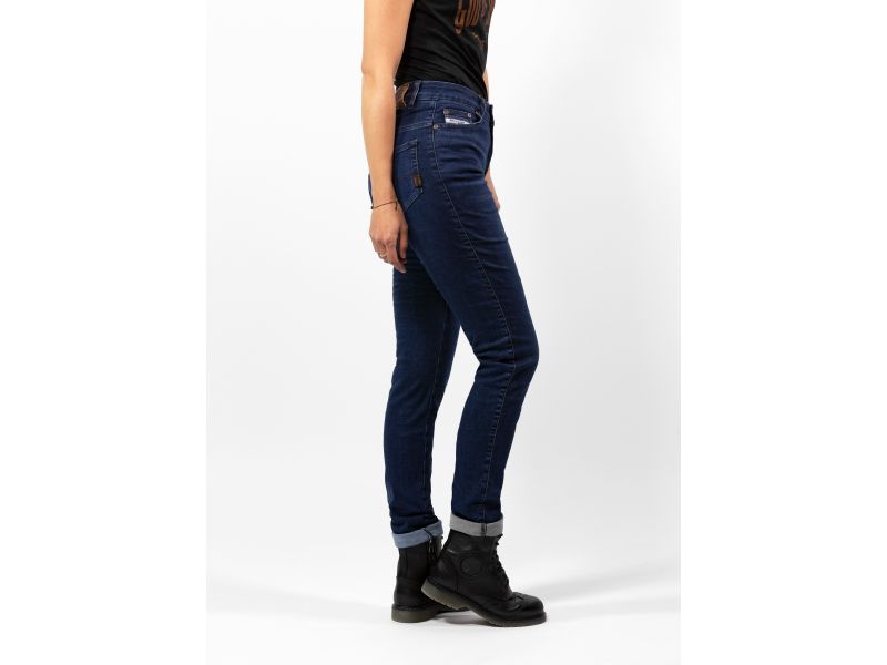 John Doe Betty High Motorcycle Jeans Ladies (azul)