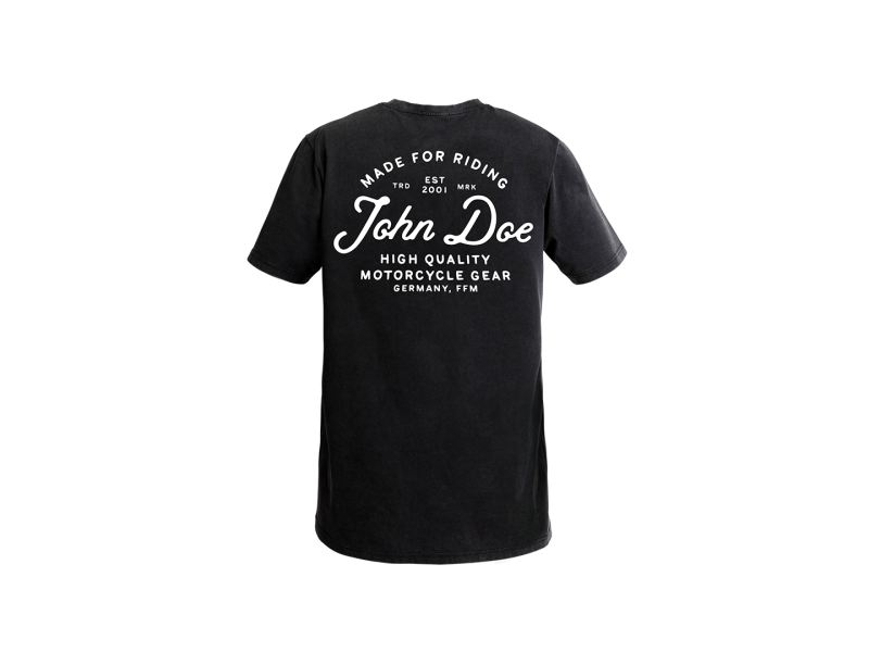 John Doe JD T-Shirt de Letras (preto)