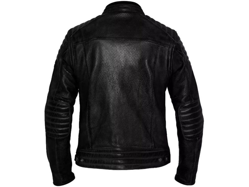 John Doe Storm Motorrad Lederjacke Herren (schwarz)
